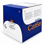 Cat6 Riser Ethernet Cable 1000ft 23AWG Solid Bare Copper 600MHz PoE++ CMR ETL Listed