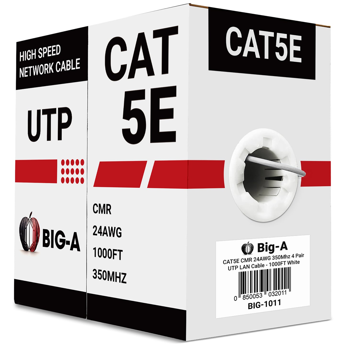 Cat5e Riser Ethernet Cable | Unshielded | CMR, 24AWG, UTP