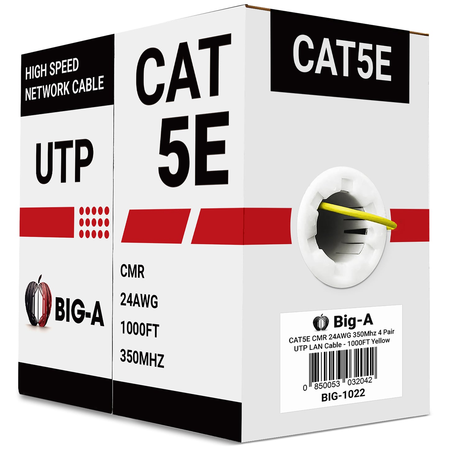 Cat5e Riser Ethernet Cable | Unshielded | CMR, 24AWG, UTP